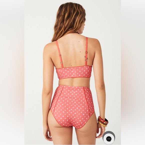 NWT Spell Boho Sunshine Bandit High Waisted Brief in Cayenne Size Small - Picture 5 of 9